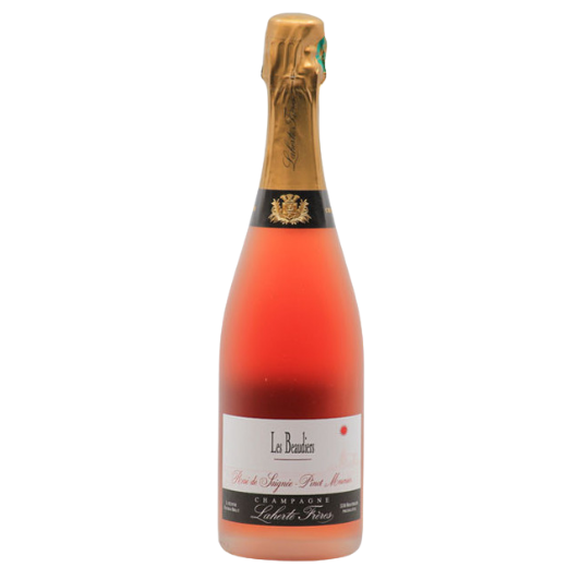 Laherte Frères - Rosé de Saignée, Les Beaudiers NV - Champagne Extra Brut AOC wine bottle 750 ml