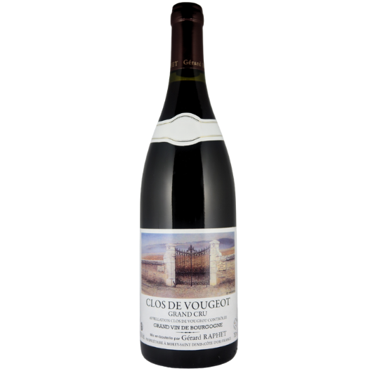 Domaine Gérard Raphet - 2021 - Clos de Vougeot GC AOC wine bottle 750 ml