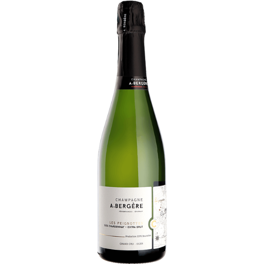 Champagne A. Bergère - Les Peignottes - 2019 - Champagne Extra Brut Blanc de Blancs AOC wine bottle 750 ml