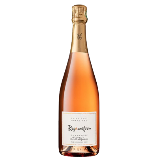 JL Vergnon - Rosémotion NV - Champagne Extra Brut AOC wine bottle 750 ml