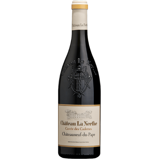 Château La Nerthe - cuvée des Cadettes - 2016 - Châteauneuf-du-Pape AOC wine bottle 750 ml