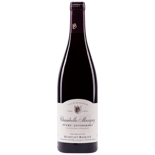 Domaine Hudelot Baillet - 2019 - Chambolle-Musigny 1er Cru Les Charmes AOC wine bottle 750 ml