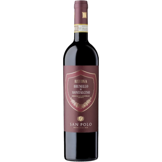 Poggio San Polo - Riserva - 2004 - Brunello di Montalcino AOC wine bottle 750 ml