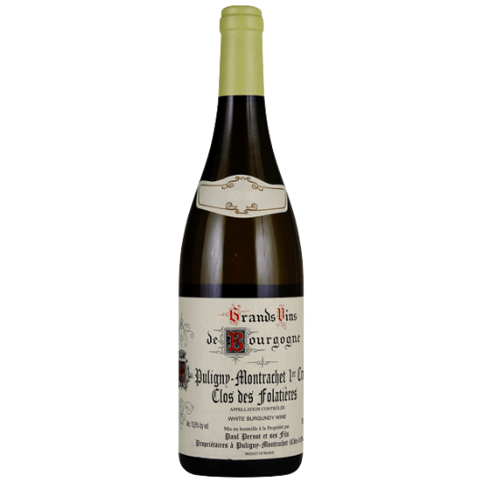 Domaine Paul Pernot - 2022 - Puligny-Montrachet 1er Cru Les Folatières AOC wine bottle 750 ml