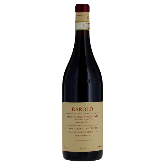 Cavalier Lorenzo Accomasso - Rocche dell’Annunziata Vigna Rocchette - 2014 - Barolo (DOCG) AOC wine bottle 750 ml