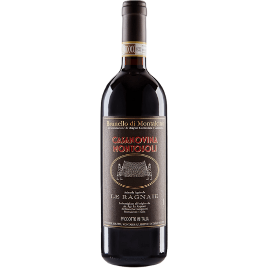 Le Ragnaie - Casanovina Montosoli - 2015 - Brunello di Montalcino AOC wine bottle 750 ml