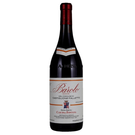 Cascina Fontana - Del Commune di Castiglione Falletto - 2017 - Barolo (DOCG) AOC wine bottle 750 ml