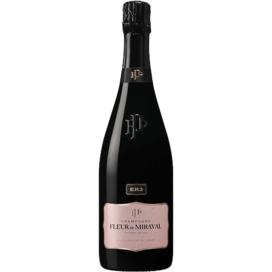 Champagne Fleur de Miraval - Exclusivement rosé ER3 NV - Champagne Brut AOC wine bottle 750 ml