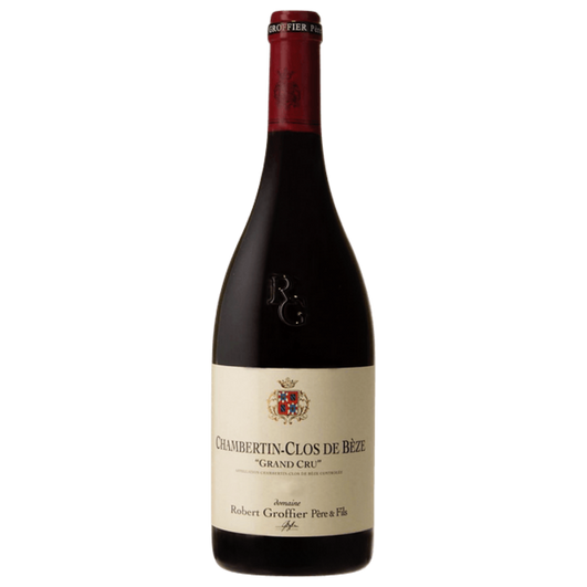 Robert Groffier 2014 Chambertin Clos de Bèze GC wine bottle displayed for catalog reference _red_wine_bottle