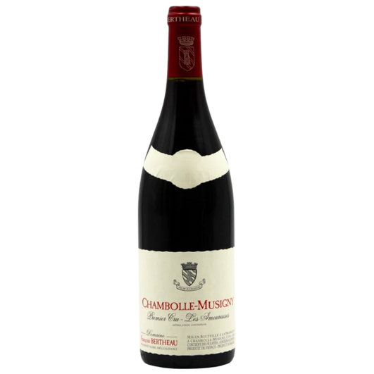 Domaine François Bertheau 2018 Chambolle Musigny 1er Cru Les Amoureuses wine bottle shown for product listing _red_wine_bottle