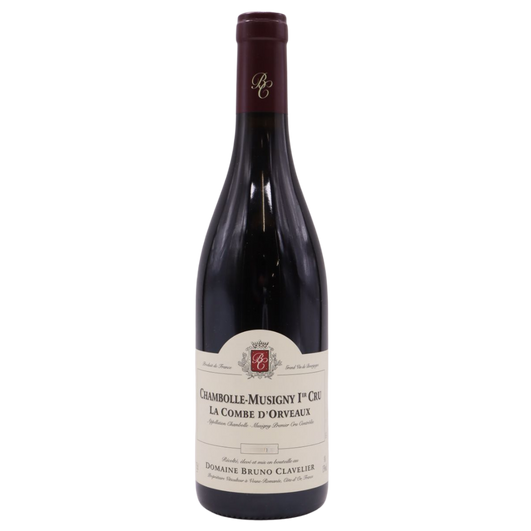 Domaine Bruno Clavelier VV 2019 Chambolle Musigny 1er Cru La Combe d'Orveau wine bottle shown for catalog listing _red_wine_bottle