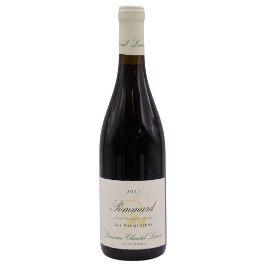 Domaine Chantal Lescure Les Vaumuriens 2021 Pommard wine bottle photographed for product display _red_wine_bottle