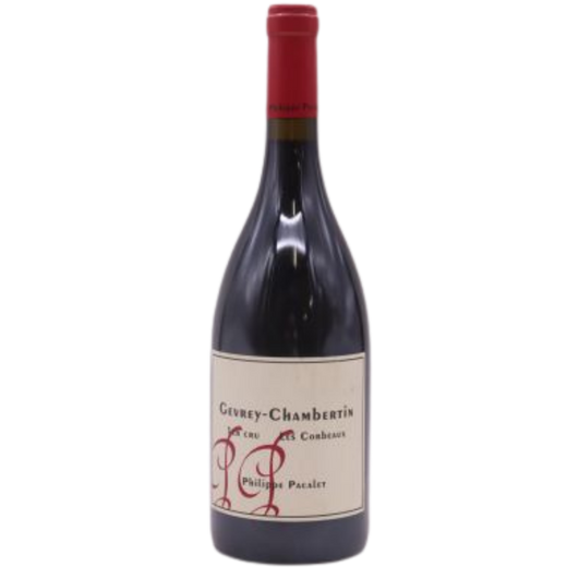 Philippe Pacalet 2018 Gevrey Chambertin 1er Cru Les Corbeaux wine bottle displayed for catalog reference _red_wine_bottle