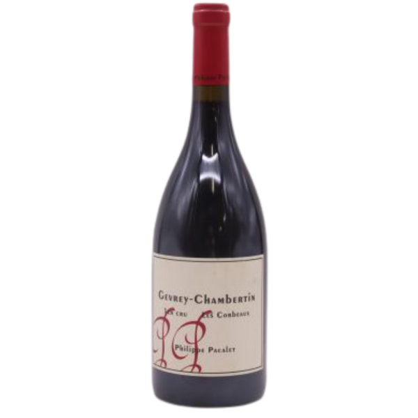Philippe Pacalet 2018 Gevrey Chambertin 1er Cru Les Corbeaux wine bottle displayed for catalog reference _red_wine_bottle