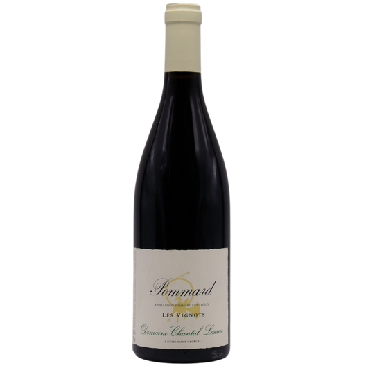 Domaine Chantal Lescure Les Vignots 2022 Pommard wine bottle shown for catalog display _red_wine_bottle