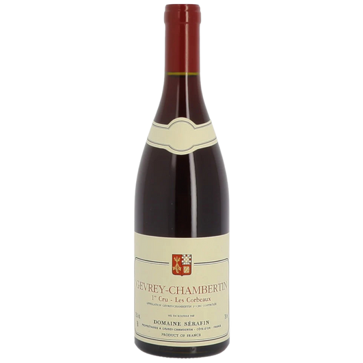 Domaine Christian Serafin Père et Fils 2022 Gevrey Chambertin 1er Cru Les Corbeaux wine bottle _red_wine_bottle