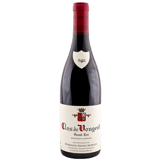 Domaine Denis Mortet 2019 Clos de Vougeot Grand Cru GC wine bottle _red_wine_bottle