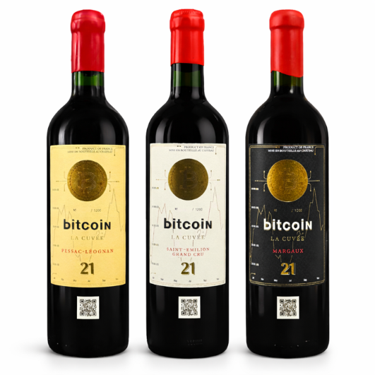 Bitcoin la Cuvée® 2021 — Wooden Case (3 bottles)