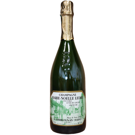 Champagne Marie-Noëlle Ledru - Cuvée du Goulté - 2016 - Champagne Brut Blanc de Noirs AOC wine bottle 750 ml