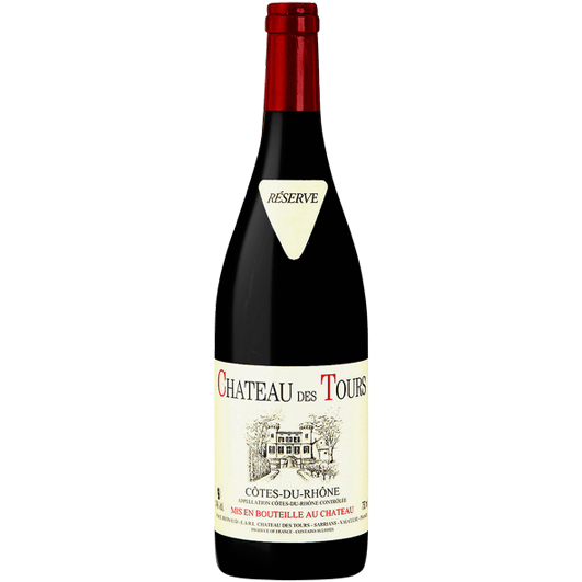 Château des Tours - 2021 - Côtes du Rhône AOC wine bottle 750 ml
