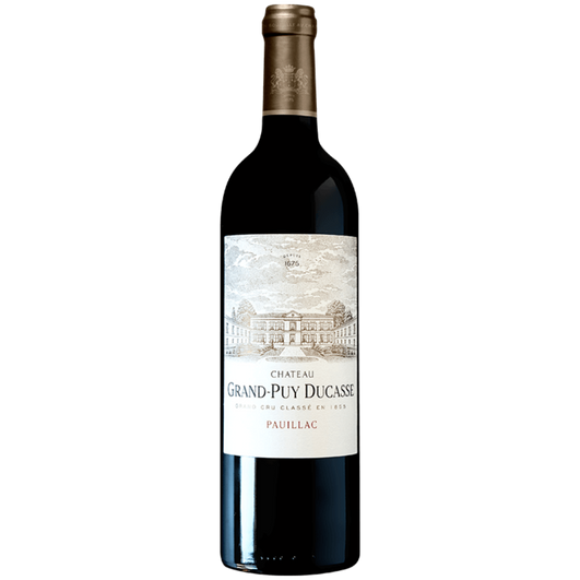 Château Grand Puy Ducasse 2022 Pauillac wine bottle _red_wine_bottle