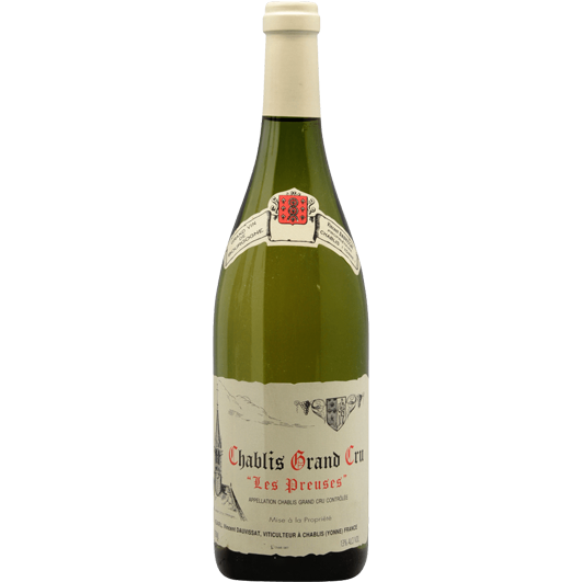 Domaine René et Vincent Dauvissat - 2022 - Chablis GC Les Preuses AOC wine bottle 750 ml