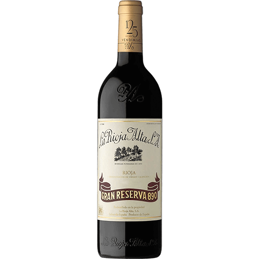 La Rioja Alta - La Rioja Alta gran reserva 890 - 2011 - Rioja AOC wine bottle 750 ml