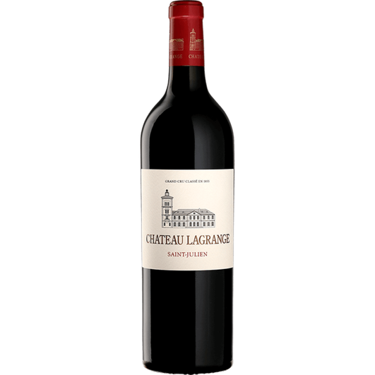 Chateau lagrange 2025 vin en primeur appellation d'origine protégée saint julien sur fond blanc