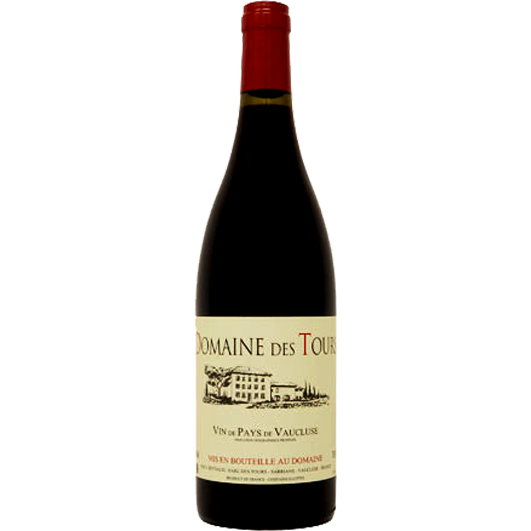 Domaine des Tours - 2019 - Vin de Pays Vaucluse AOC wine bottle 750 ml
